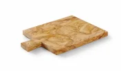 Deska do serwowania z drewna oliwnego, HENDI, 340x230x(H)22mm Wariant podstawowy