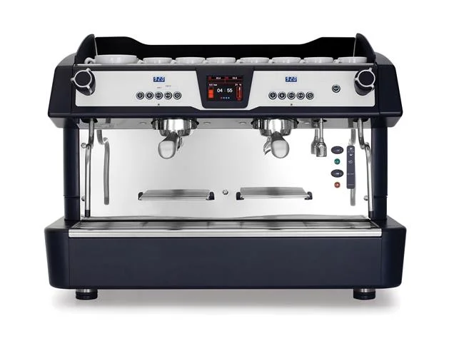 Ekspres do kawy COMPASS, 2-grupowy, multibojler, czarny  Wariant podstawowy