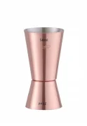 Jigger – miarka barmańska, Bar up, miedziany, o42x(H)86mm Wariant podstawowy