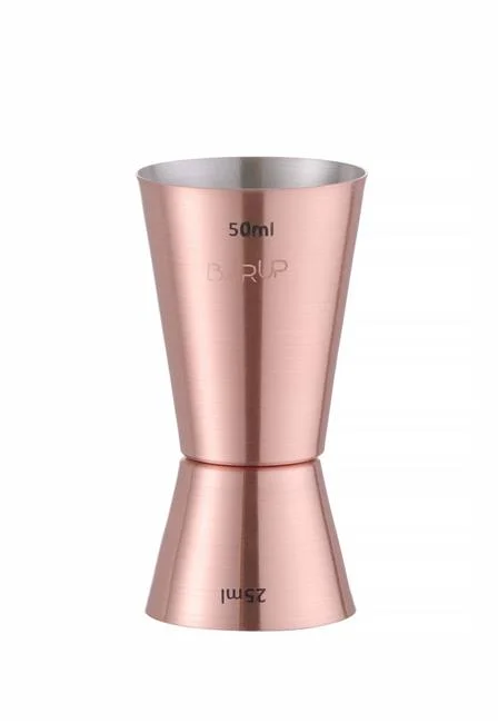 Jigger – miarka barmańska, Bar up, miedziany, o42x(H)86mm Wariant podstawowy