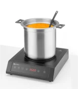 Kociołek do zupy Waterless, 10l, HENDI, 10L, czarny, 220-240V/450W, ?330x(H)398mm Wariant podstawowy