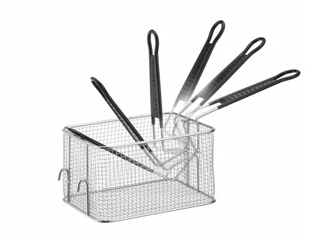 Kosz do smażenia, HENDI, 4L, 208x140x(H)125mm Wariant podstawowy