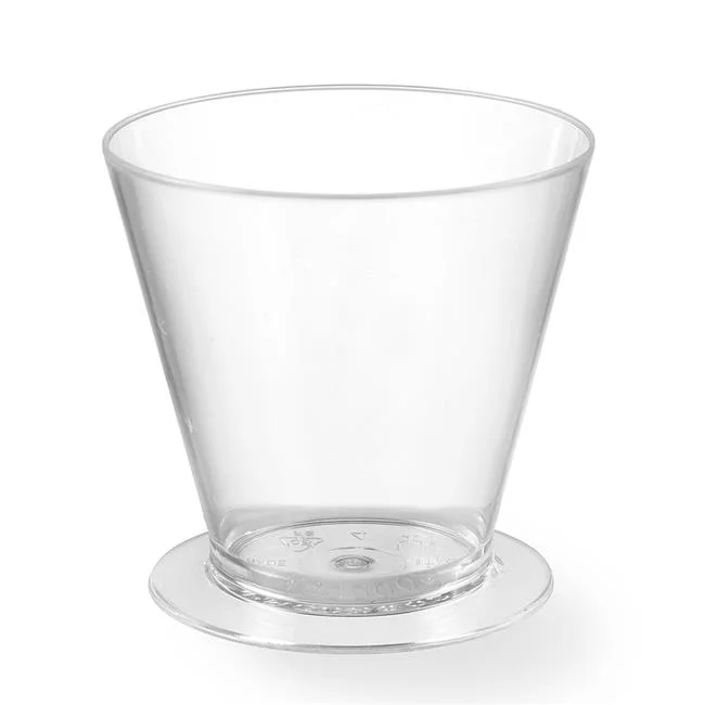 Kubek z podstawkiem do przekąsek fingerfood - jednorazowy, zestaw 100 szt. Wariant podstawowy