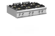 Kuchnia gazowa z nowymi palnikami FLEX BURNERS o mocy 7 kW i 11 kW, stołowa - kod FB912TXXL Wariant podstawowy
