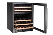 Lodówka do wina, 2-strefowa, 46 butelki, Arktic, czarny, 570x595x(H)820mm Wariant podstawowy