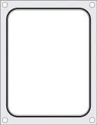 Matryca do zgrzewarki CAS CDS-01  na tackę  bez podziału 227x178 mm Wariant podstawowy