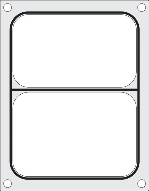 Matryca do zgrzewarki CAS CDS-01  na tackę dwudzielną 227x178 mm Wariant podstawowy