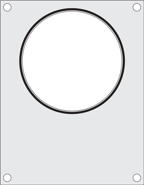 Matryca do zgrzewarki Hendi  na duży pojemnik do zupy fi 165 mm Wariant podstawowy