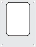 Matryca do zgrzewarki Hendi na tacke 187x137 mm bez podziału Wariant podstawowy