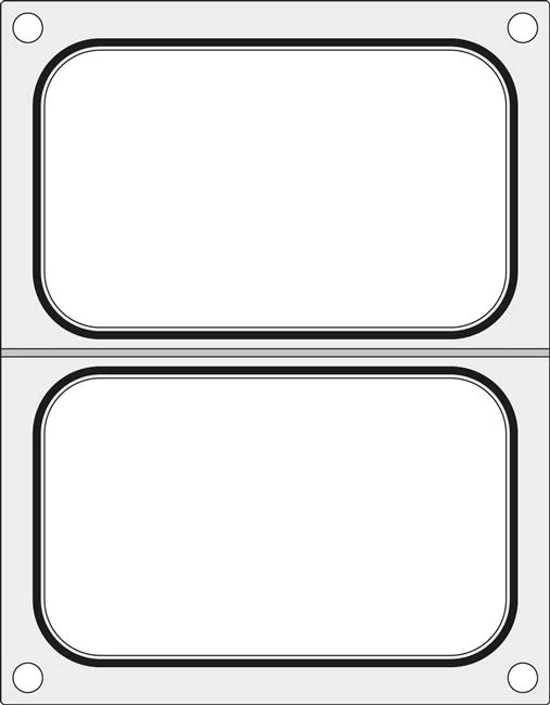 Matryca do zgrzewarki MANUPACK 190 na dwie tacki 178x113 mm Wariant podstawowy