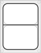 Matryca do zgrzewarki T-REX M-C-S oraz B190/192 STRONG  na tackę dwudzielną 227x178 mm Wariant podstawowy