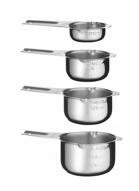 Miarka - zestaw 4 szt., Bar up, 135x80x(H)45mm Wariant podstawowy