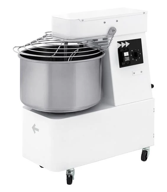 Miesiarka spiralna ze stałą dzieżą o 2 prędkościach, 48 l, Prismafood, 128 kg/h, 48L, 400V/2200W, 480x805x(H)850mm Wariant podstawowy