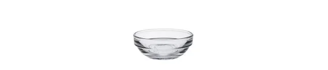 Miska GIGOGNE, Duralex, 0,035L, transparentny, 4 szt., ø60x(H)25mm Wariant podstawowy