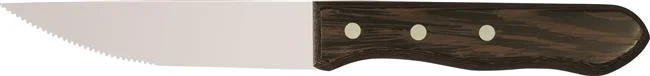 Nóż do steków 125 mm z drobnymi ząbkami, uchwyt drewniany wenge Wariant podstawowy