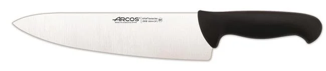 Nóż szefa kuchni z szerokim ostrzem, seria 2900, Arcos, czarny, (L)mm Wariant podstawowy