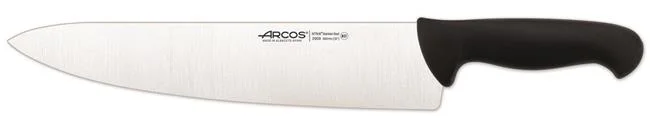 Nóż szefa kuchni z szerokim ostrzem, seria 2900, Arcos, czarny, (L)435mm Wariant podstawowy