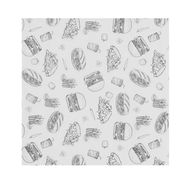 Papier pergaminowy, HENDI, 500 szt., 305x305mm Wariant podstawowy