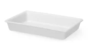 Płaski pojemnik do panierowania, HENDI, 8L, biały, 480x330x(H)80mm, Prostokątny Wariant podstawowy