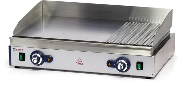 Płyta grillowa 2/3 gładka, 1/3 ryflowana Wariant podstawowy