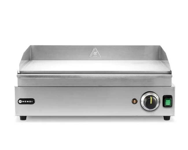 Płyta grillowa, HENDI, Kitchen Line, gładka, 220-240V/2400W, 527x404x(H)233mm Wariant podstawowy