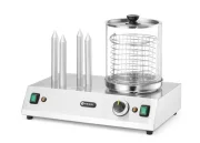 Podgrzewacz do parówek i bułek do hot-dogów, HENDI, 220-240V/550W, 500x310x(H)395mm Wariant podstawowy