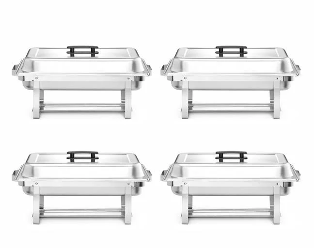 Podgrzewacz na pastę – zestaw 4 szt., HENDI, GN 1/1, 7,5L, 600x355x(H)305mm Wariant podstawowy