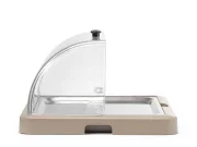 Pojedyncza witrynka chłodząca roll-top Duo UNIQ , HENDI, designed by Robert Bronwasser, beżowy, 460x355x(H)220mm, Prostokątny Wariant podstawowy