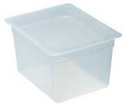 Pojemnik GN 1/2 z przezroczystego polipropylenu, Cambro, GN 1/2, transparentny, 325x260x(H)65mm 8,9 l