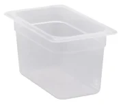 Pojemnik GN 1/4 z przezroczystego polipropylenu, Cambro, GN 1/4, transparentny, 162x265x(H)65mm 2,5 l
