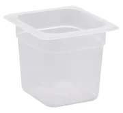 Pojemnik GN 1/6 z przezroczystego polipropylenu, Cambro, GN 1/6, transparentny, 162x176x(H)65mm 1 l