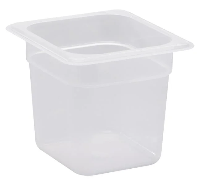 Pojemnik GN 1/6 z przezroczystego polipropylenu, Cambro, GN 1/6, transparentny, 162x176x(H)65mm 2,2 l