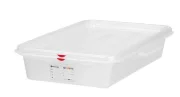 Pojemnik GN 2/3 z polipropylenu, HENDI, GN 2/3, 9L, transparentny, 354x325x(H)100mm, Prostokątny Wariant podstawowy