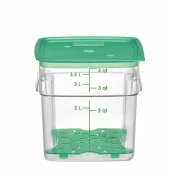 Pojemnik na żywność CamSquares Fresh Pro, Cambro, 3,8L, transparentny, 191x191x(H)183mm Wariant podstawowy