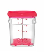 Pojemnik na żywność CamSquares Fresh Pro, Cambro, 7,6L, transparentny, 229x229x(H)243mm Wariant podstawowy