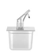 Pokrywa z dyspenserem do pojemników GN, HENDI, GN 1/4, 270x165mm Wariant podstawowy