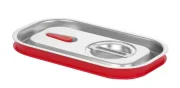 Pokrywka do pojemników GN z uszczelką silikonową, HENDI, Kitchen Line, GN 1/4, 265x162mm Wariant podstawowy