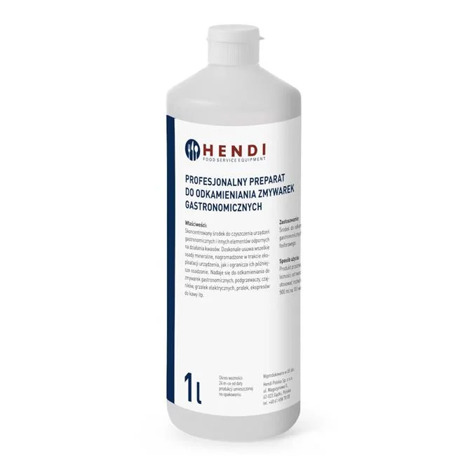Profesjonalny preparat do odkamieniania zmywarek gastronomicznych Wariant podstawowy