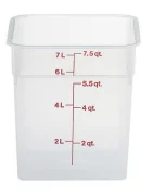 Przezroczysty pojemnik polipropylenowy na żywność CAMBRO CamSquare® 17,2 l