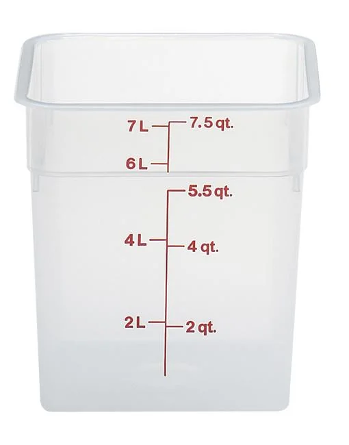 Przezroczysty pojemnik polipropylenowy na żywność CAMBRO CamSquare® 5,7 l