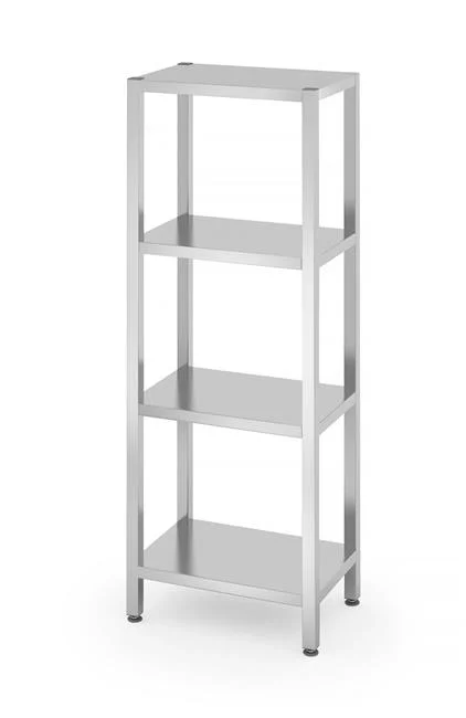 Regał magazynowy 4 półki pełne - skręcany Wariant podstawowy