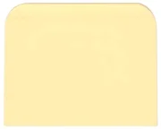 Skrobka do ciasta prostokątna, HENDI, 120x96mm Wariant podstawowy