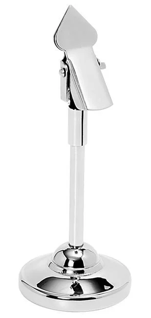 Stojak informacyjny z klipsem - zestaw 2 sztuk Wariant podstawowy