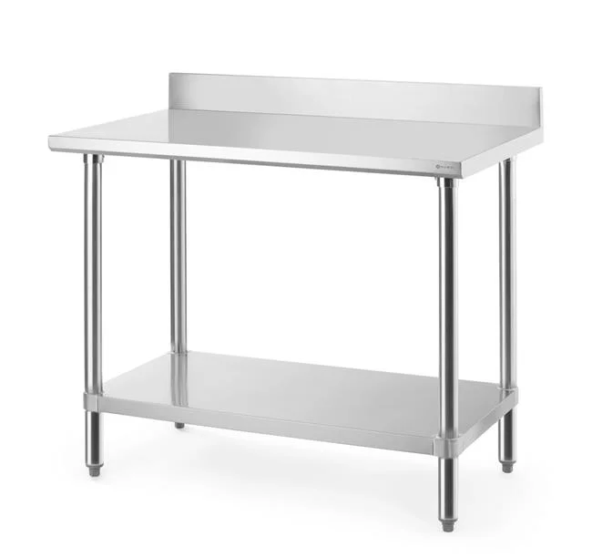 Stół przyścienny z półką - skręcany, HENDI, Budget Line, 1000x600x(H)950mm Wariant podstawowy