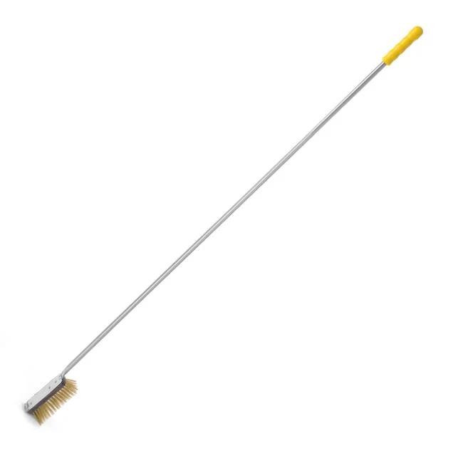 Szczotka do pieca do pizzy z mosiężnym włosiem - pionowa  szczotka zapasowa