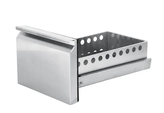 Szuflada z prowadnicami do stołów chłodniczych i mroźniczych z agregatem bocznym – zestaw 2 szt., Arktic, Profi Line, 300x545x(H)145mm Wariant podstawowy