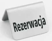 Tabliczka informacyjna "Rezerwacja"  Wariant podstawowy