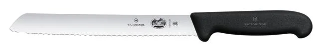 Victorinox Fibrox Nóż do chleba, ząbkowany, czarny Wariant podstawowy