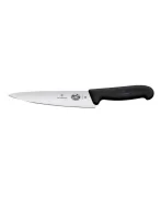Victorinox Fibrox Nóż kuchenny, szerokie ostrze, 19 cm, czarny Wariant podstawowy