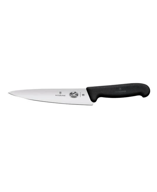 Victorinox Fibrox Nóż kuchenny, szerokie ostrze, 19 cm, czarny Wariant podstawowy